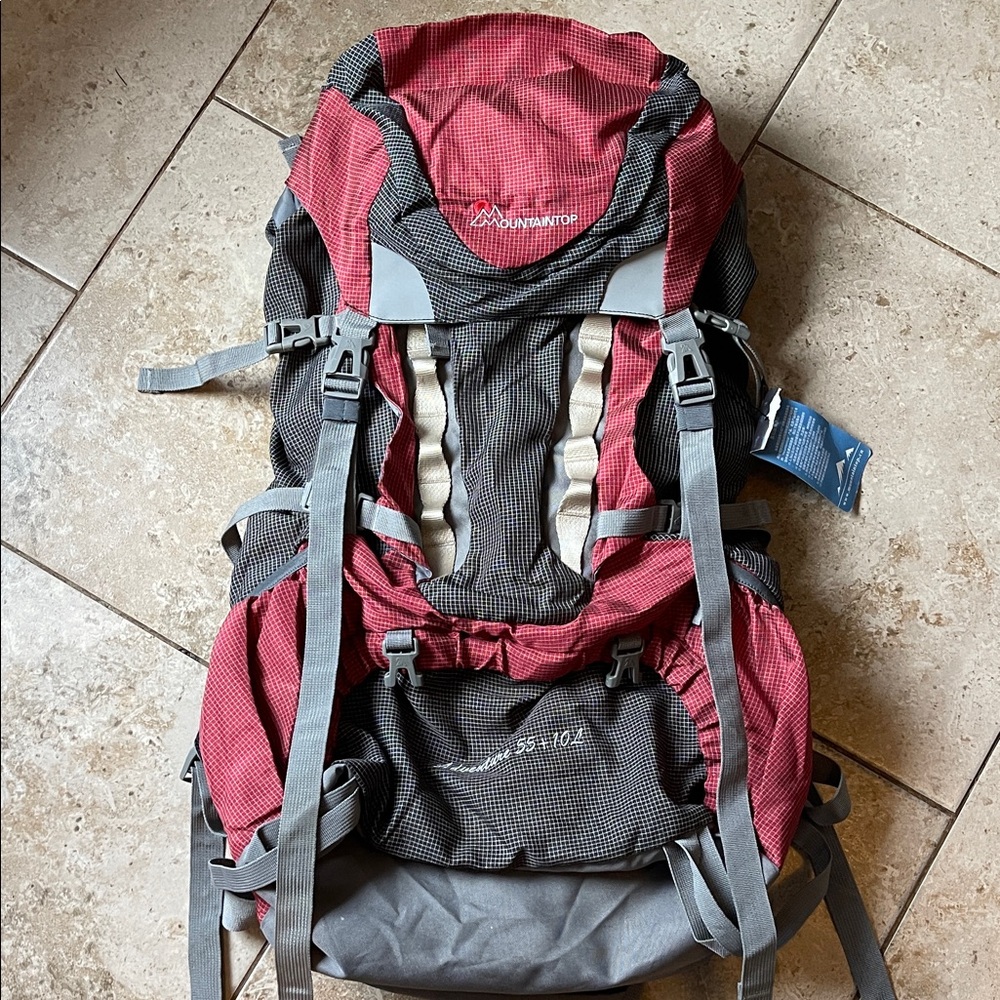 Mountaintop Adventure Intineral Frame Backpack 55L